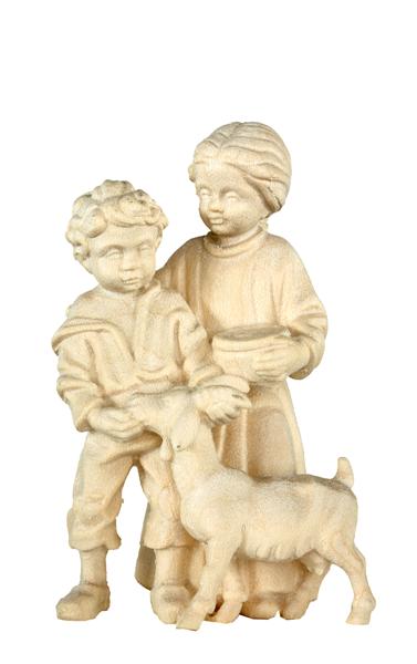 Kindergruppe mit Ziege barock K. o.S.