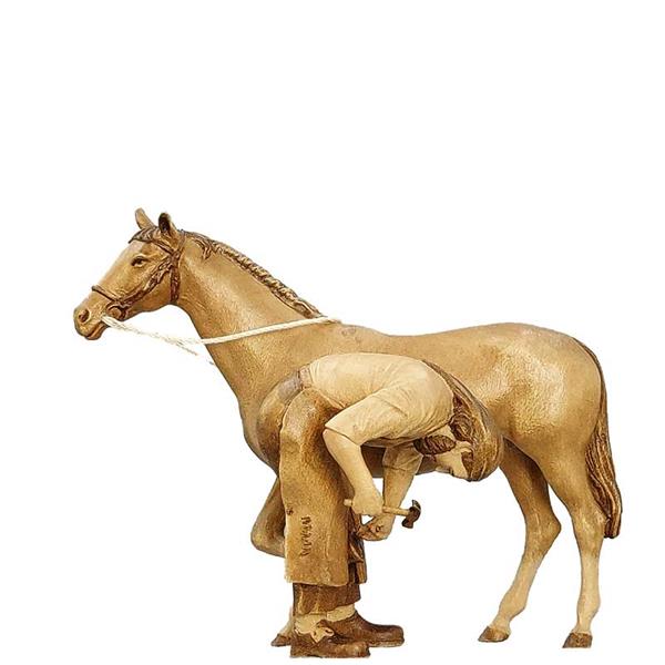 Schmied mit Pferd Schmied mit Pferd