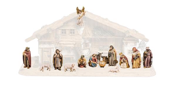 Südtirol-Krippe - Set 15-teilig Südtirol-Krippe - Set 15-teilig