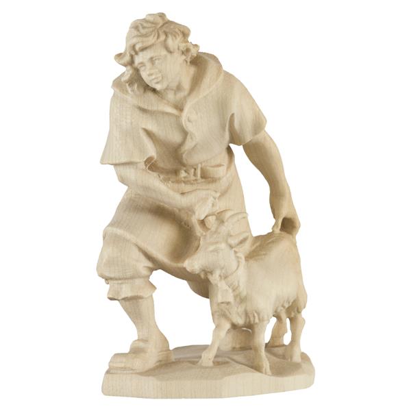 Hirt stehend mit Ziege Hirt stehend mit Ziege