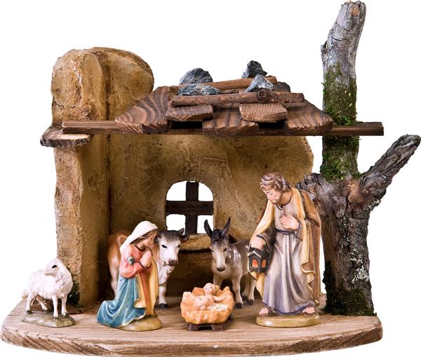Krippenset Bauernkrippe 7-teilig Krippenset Bauernkrippe 7-teilig