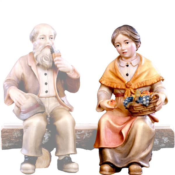 Oma sitzend Oma sitzend