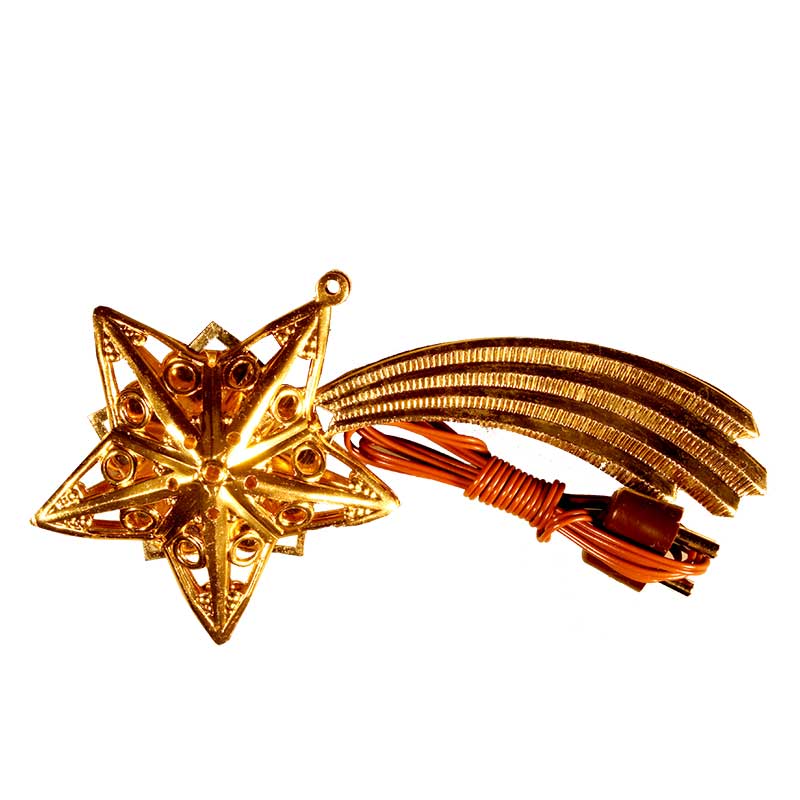 Komet aus Metall mit LED Komet aus Metall mit LED