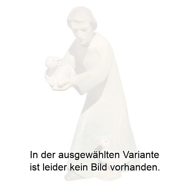 Hirte mit Schaf + Gans - Esche
