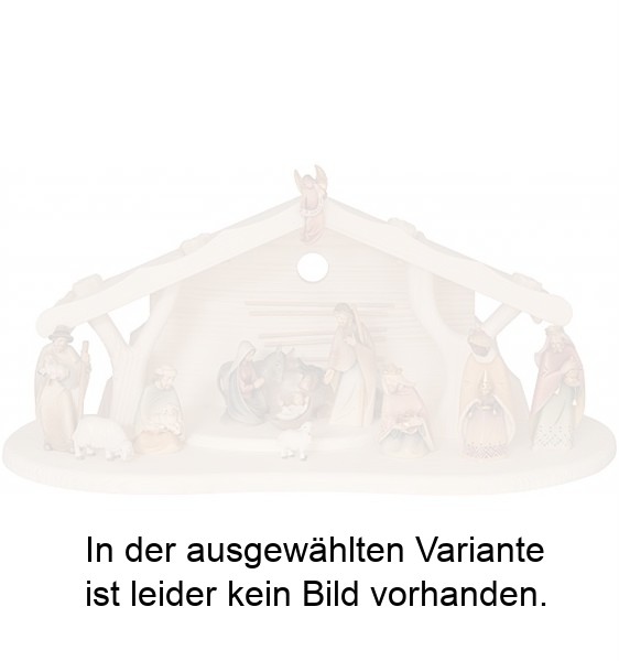 Krippenstall mit 14 Figuren Morgenstern Set Krippenstall mit 14 Figuren Morgenstern Set