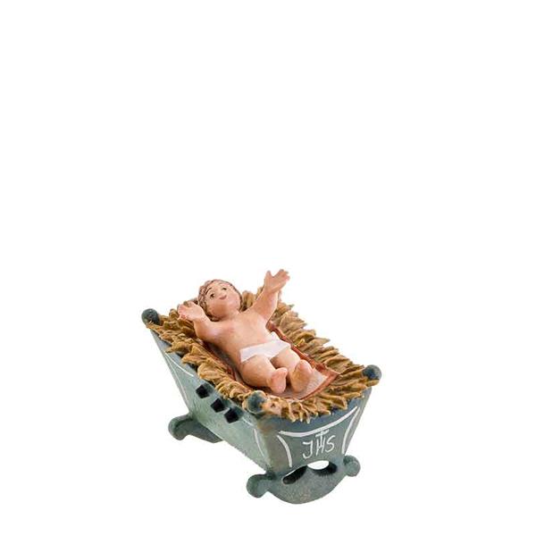 Jesukind mit Wiege 2-teilig