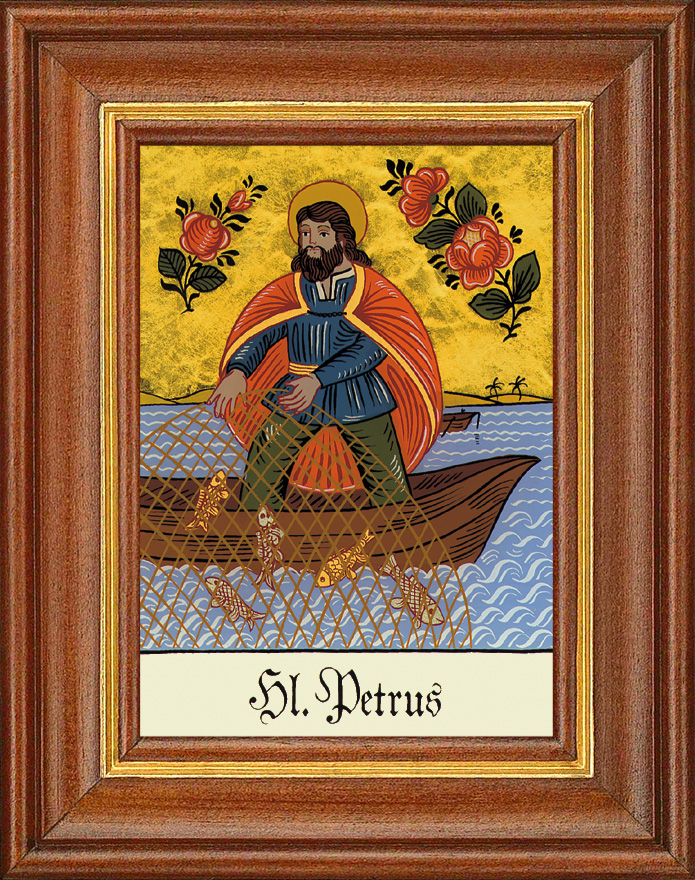 Hl. Petrus - Hinterglasbild Hl. Petrus - Hinterglasbild