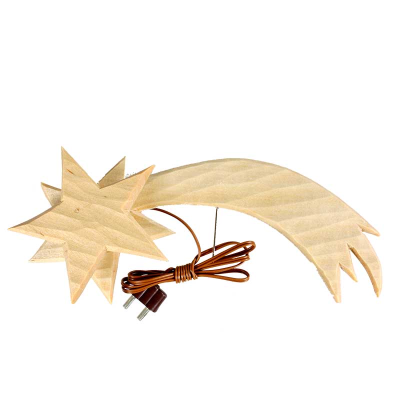 Holz-Komet für Krippe Holz-Komet für Krippe