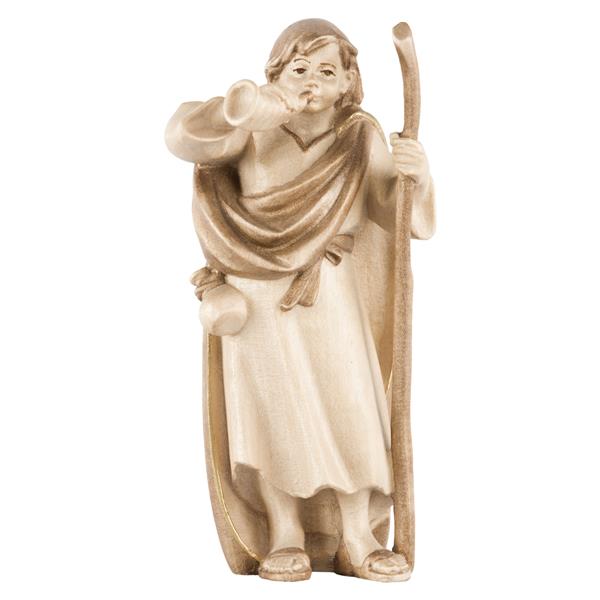 Hirt stehend mit Horn