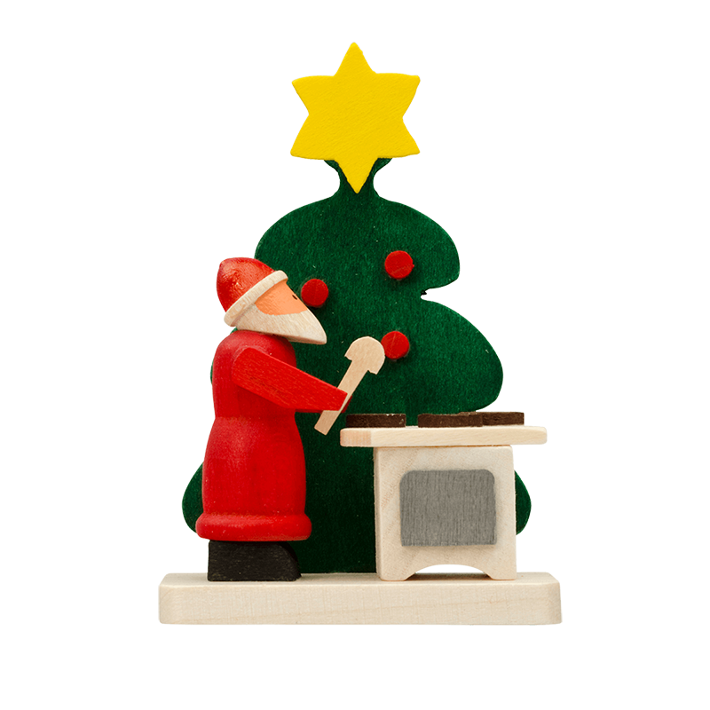 Baum-Weihnachtsmann mit Pfefferkuchen Baum-Weihnachtsmann mit Pfefferkuchen