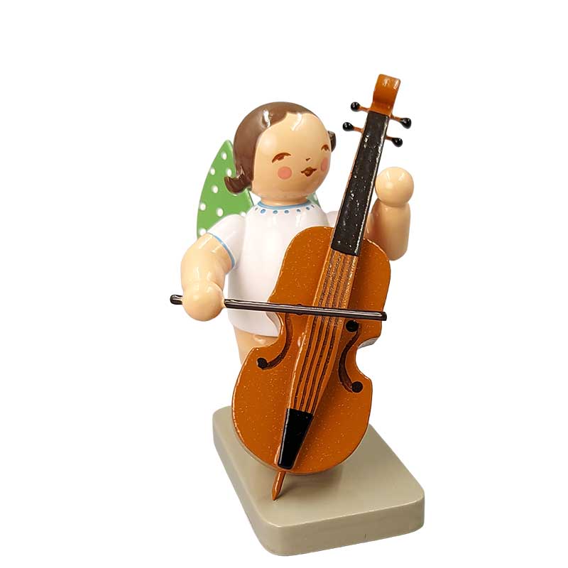 Engel mit Kontrabass