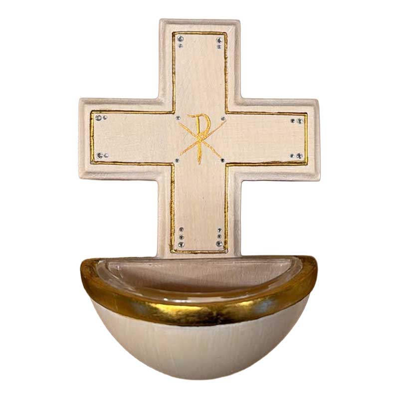 Weihwasserkessel mit Kreuz