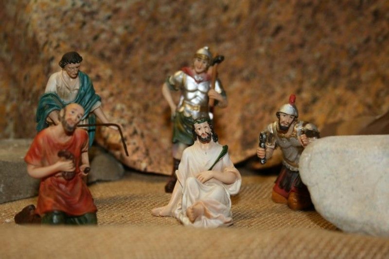 Passionsfiguren - Dornenkrönung Passionsfiguren - Dornenkrönung