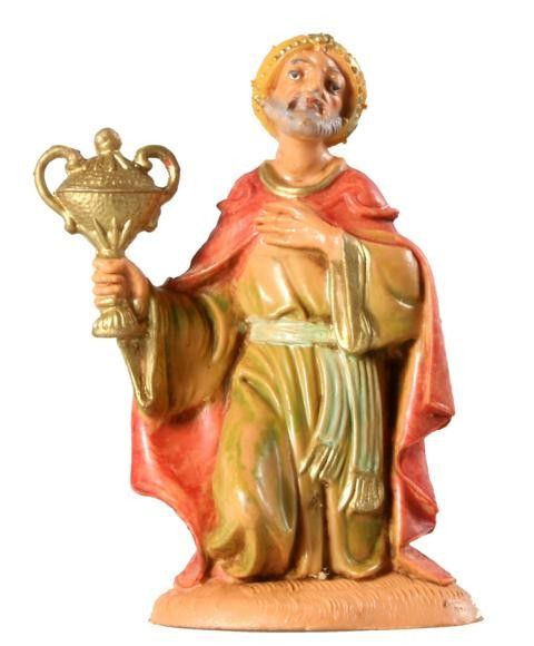 König kniend