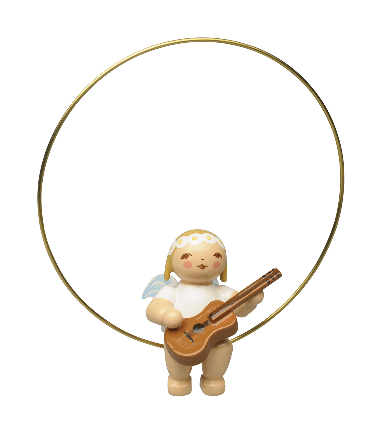 Christbaumengel im Ring mit Gitarre Christbaumengel im Ring mit Gitarre