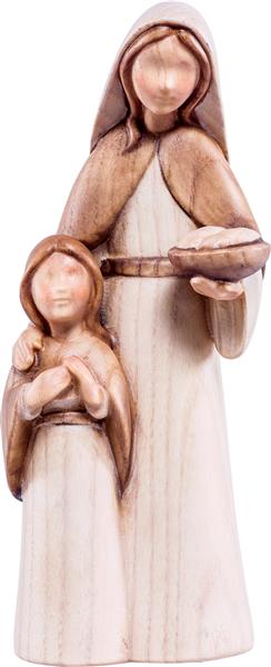 Hirtin mit Mädchen Fides Hirtin mit Mädchen Fides