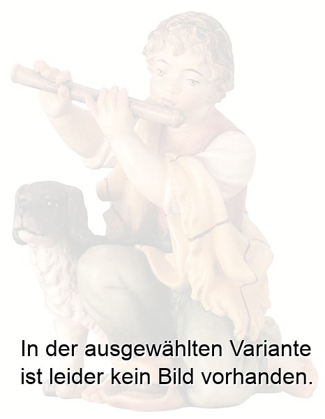 Junge mit Flöte und Hund Junge mit Flöte und Hund