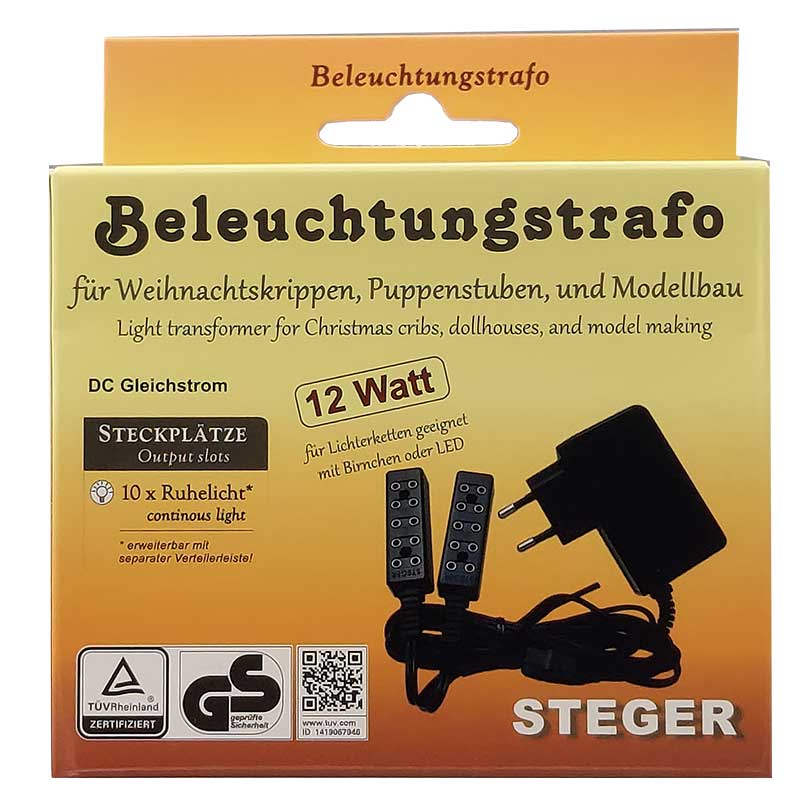 Stecktrafo 2 x 5er Verteiler Gleichstrom Stecktrafo 2 x 5er Verteiler Gleichstrom