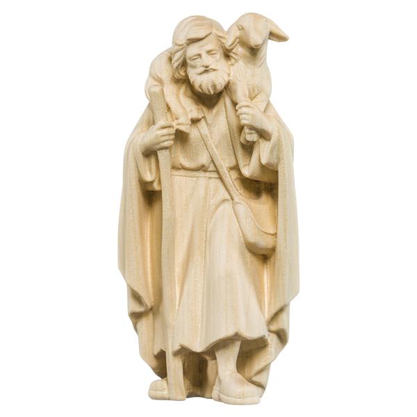 Hirt stehend mit Schulterschaf Hirt stehend mit Schulterschaf