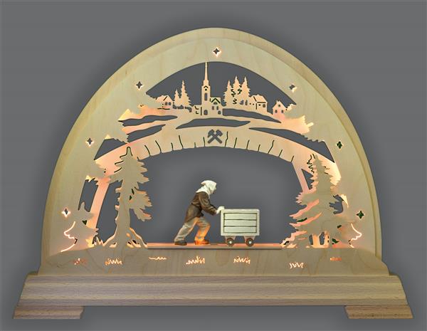 LED Rundbogen mit Bergmann 10 cm + Hunt