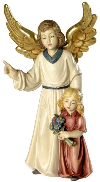 Engel stehend mit Mädchen