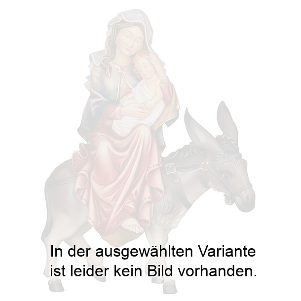 Maria sitzend mit Kind auf Esel (Flucht nach Ägypten)