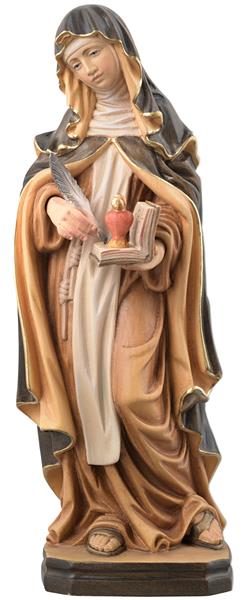 Hl. Theresa von Avila mit Feder, Buch und Herz