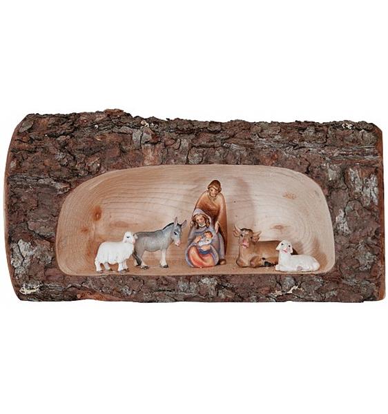 Baumkrippe mit Morgenstern Krippe 5 teilig
