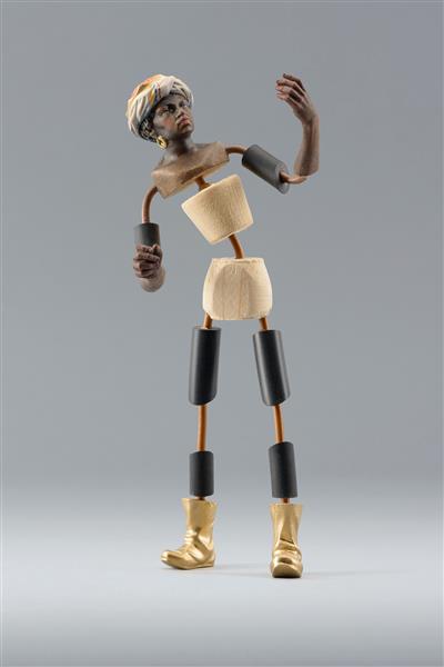 König Mohr mit Weihrauchfass, unbekleidet Nr.06M König Mohr mit Weihrauchfass, unbekleidet Nr.06M