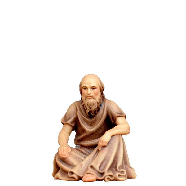 Hirt sitzend am Boden Hirt sitzend am Boden