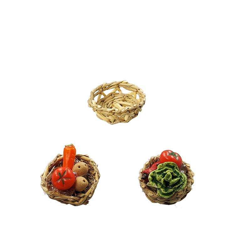 Korb mit Gemüse klein Korb mit Gemüse klein
