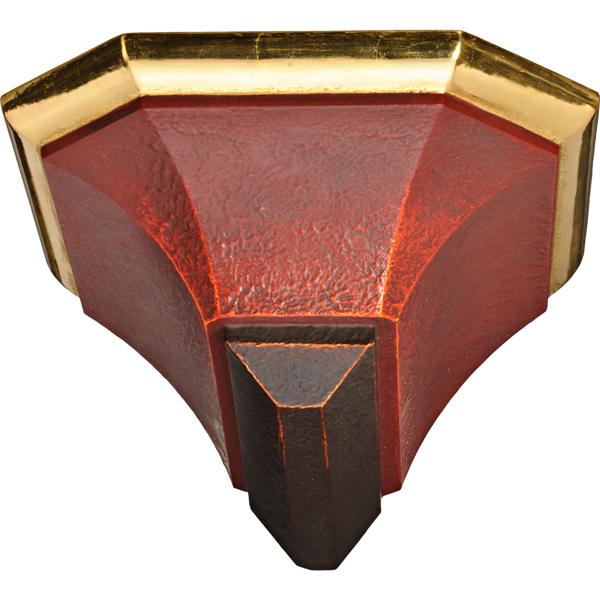 Eckkonsole | Echt Gold | 12x11 cm