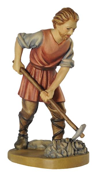 Bauer mit Hacke - mit Sockel Bauer mit Hacke - mit Sockel