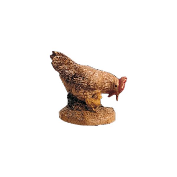 Henne pickend mit Küken Henne pickend mit Küken