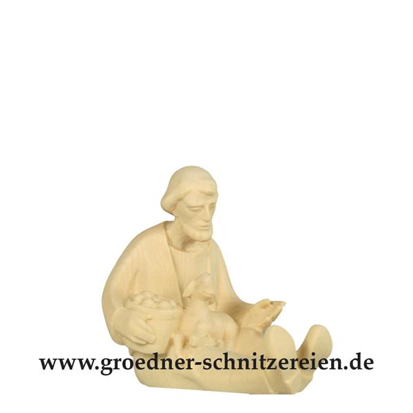 Hirte sitz. mit Schaf Leo-Krippe Hirte sitz. mit Schaf Leo-Krippe