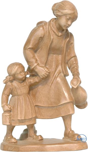 Hirtenfrau mit Mädchen