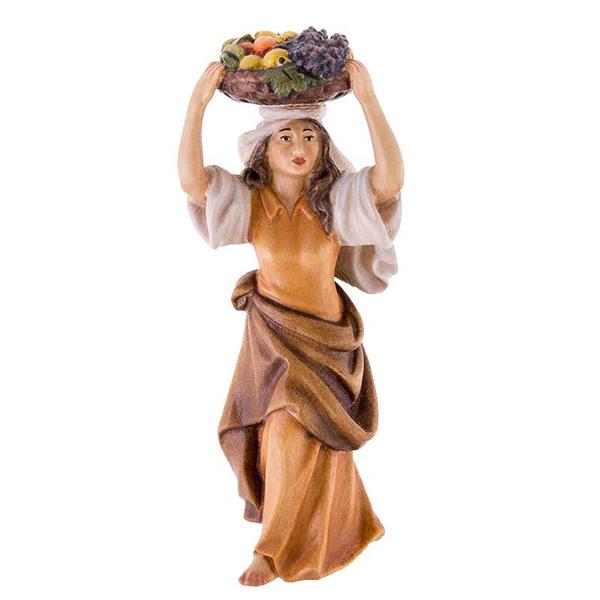 Frau mit Obstkorb Frau mit Obstkorb