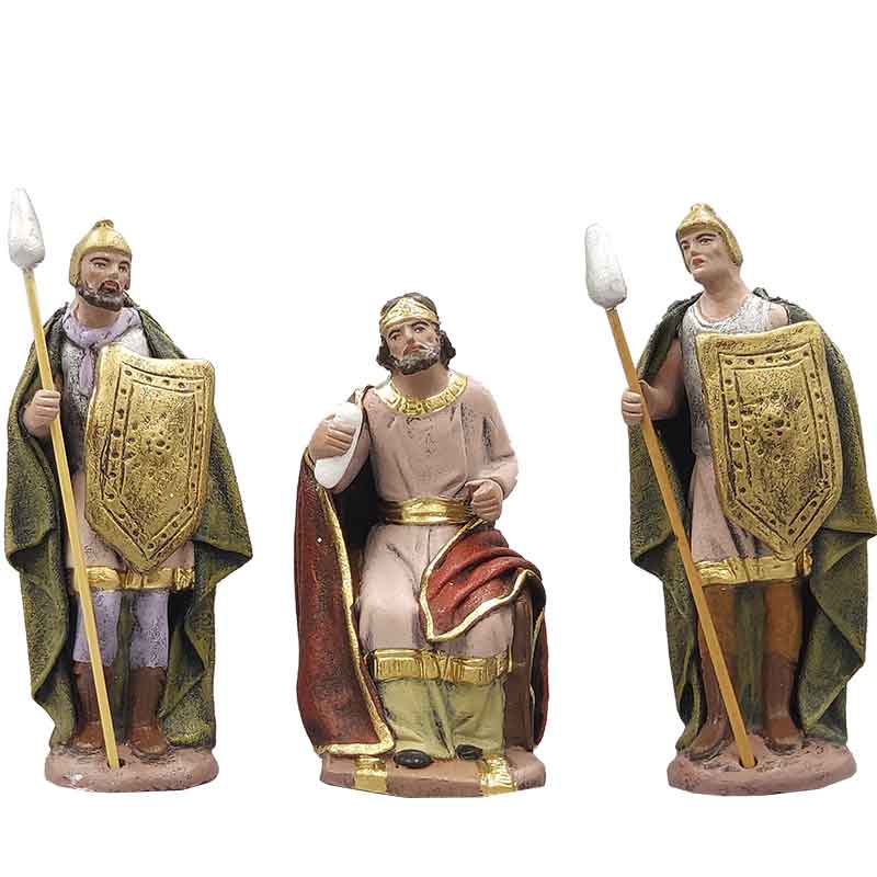 Herodes mit 2 Soldaten