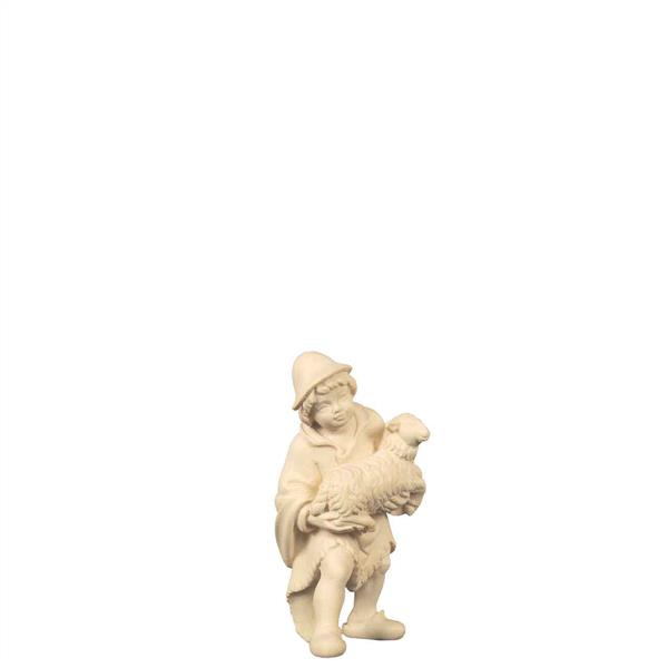 Junge mit Schaf Junge mit Schaf