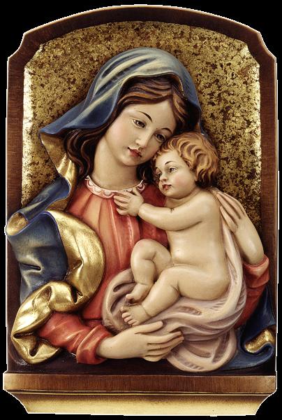 Madonna Relief mit Kind