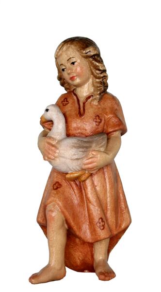 Hirtenmädel mit Gans barock K. o.S.