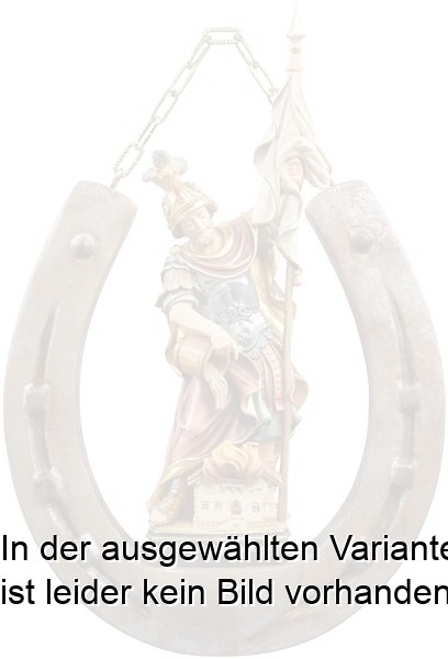 Hufeisen mit Hl. Florian Hufeisen mit Hl. Florian