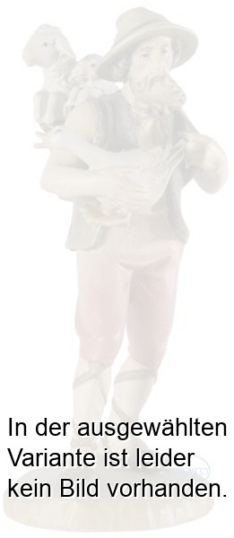 Hirte mit Gans und Schafen Hirte mit Gans und Schafen