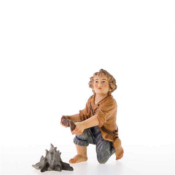 Bub kniend ohne Feuerstelle Bub kniend ohne Feuerstelle