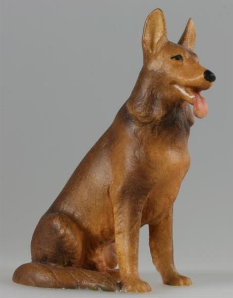 Schäferhund sitzend ohne Sockel Schäferhund sitzend ohne Sockel