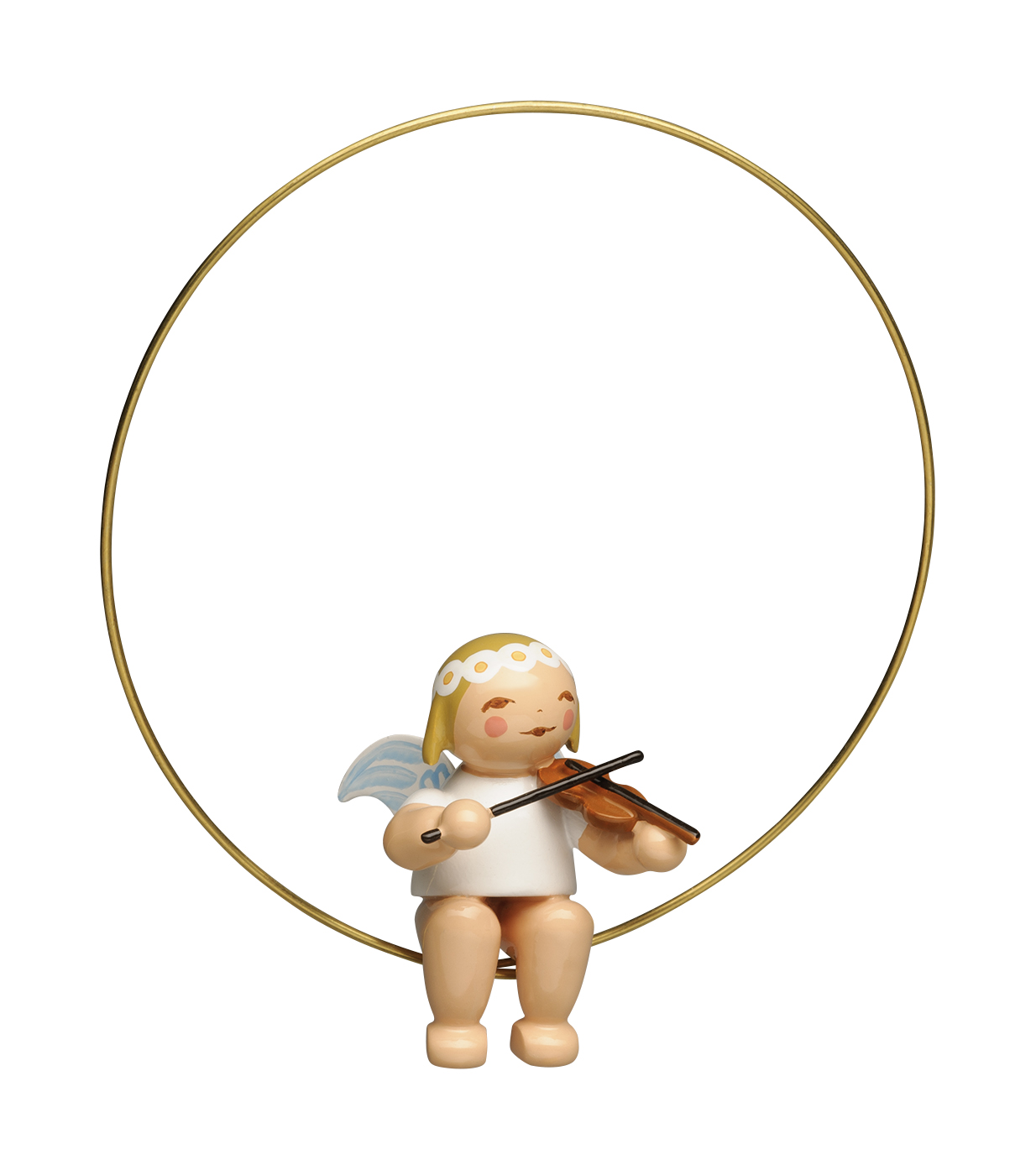 Christbaumengel im Ring mit Geige