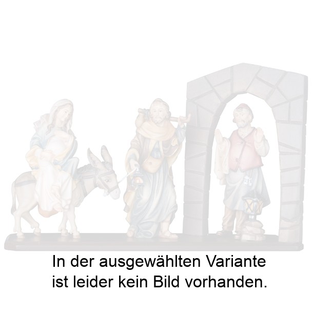 Herbergsuche mit Wirt - Gruppe auf Sockel