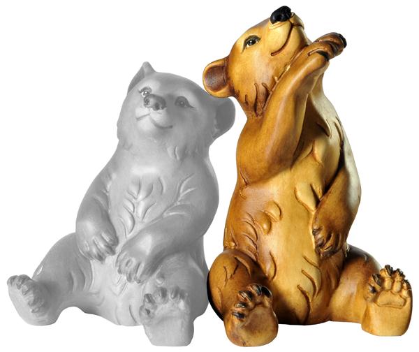 Bär sitzend - rechts Bär sitzend - rechts