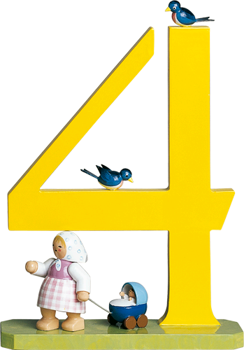 Geburtstagszahl 4