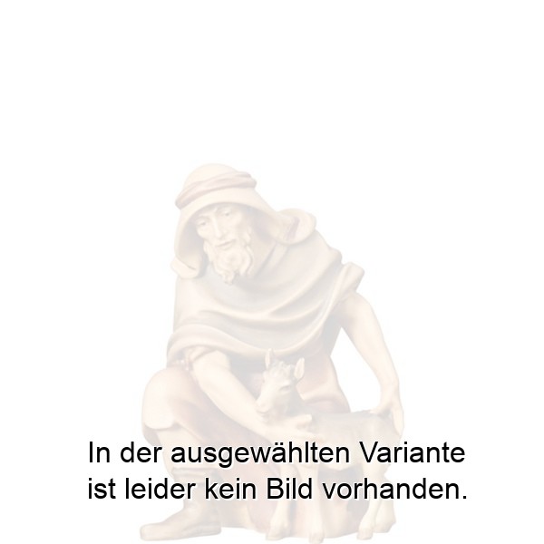 Hirt kniend mit Kitz Hirt kniend mit Kitz